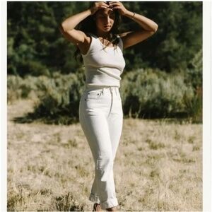 Imogene and Willie white Harper jeans
